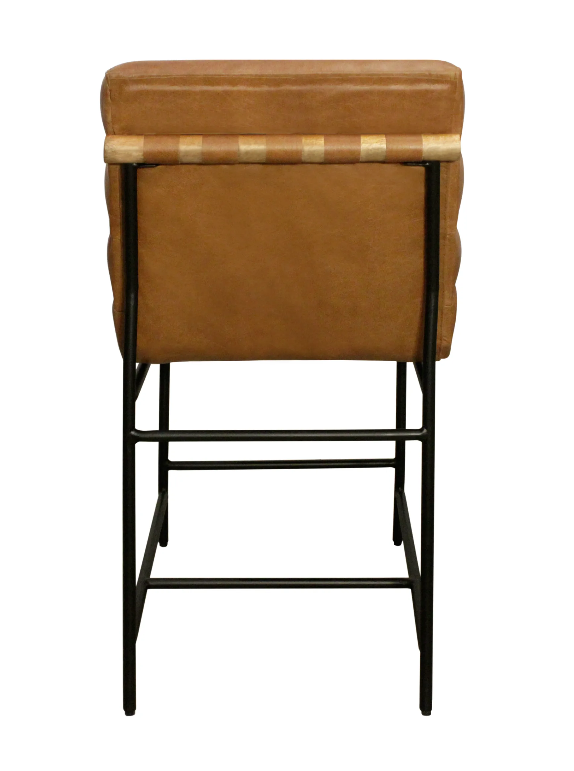 Lee Leather Counter Stool - Tan - Image 6
