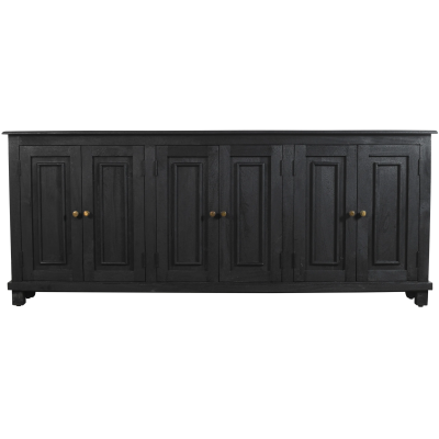 Jensen 6-Door Sideboard - Charcoal Gray