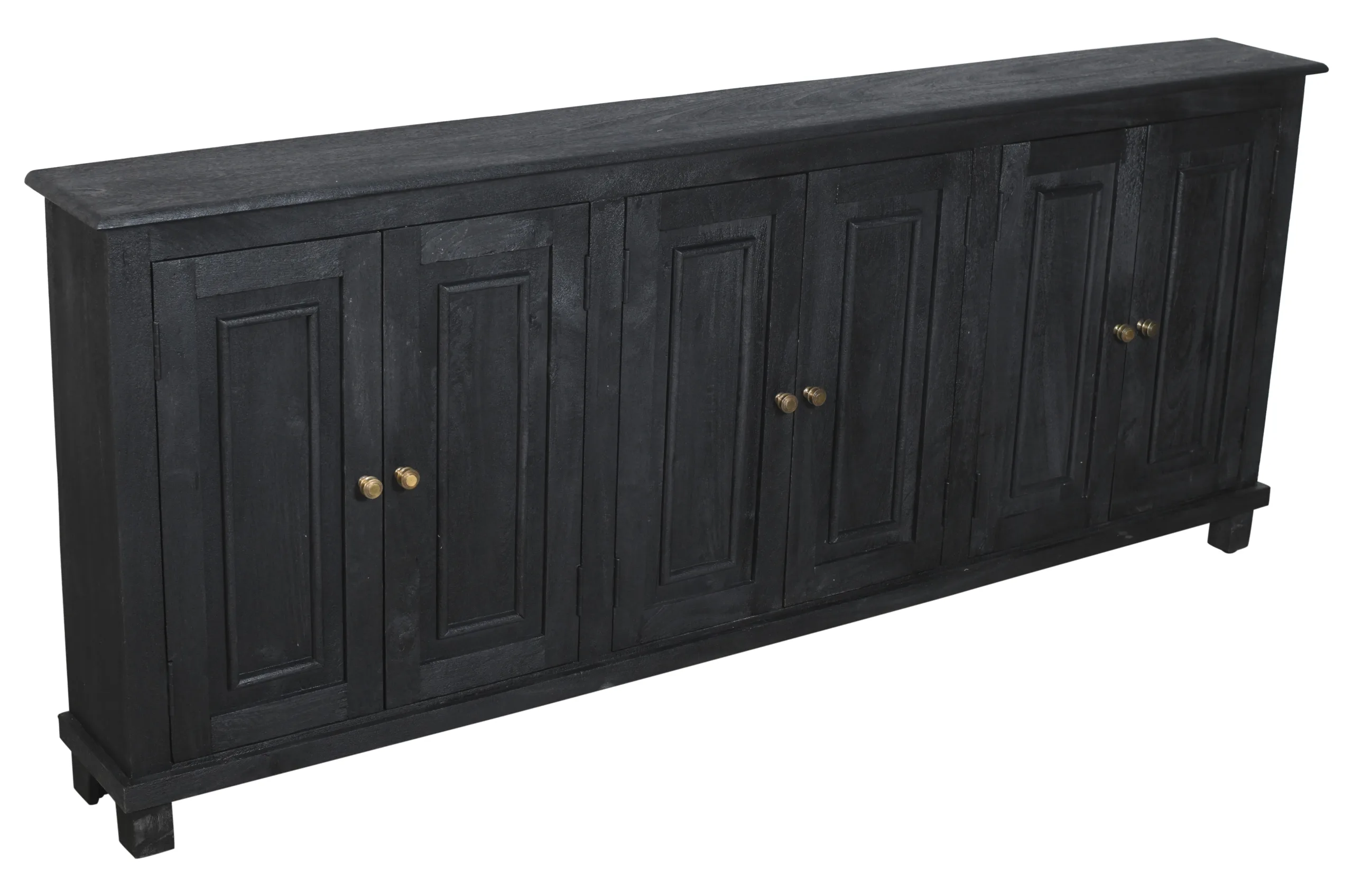 Jensen 6-Door Sideboard - Charcoal Gray - Image 4