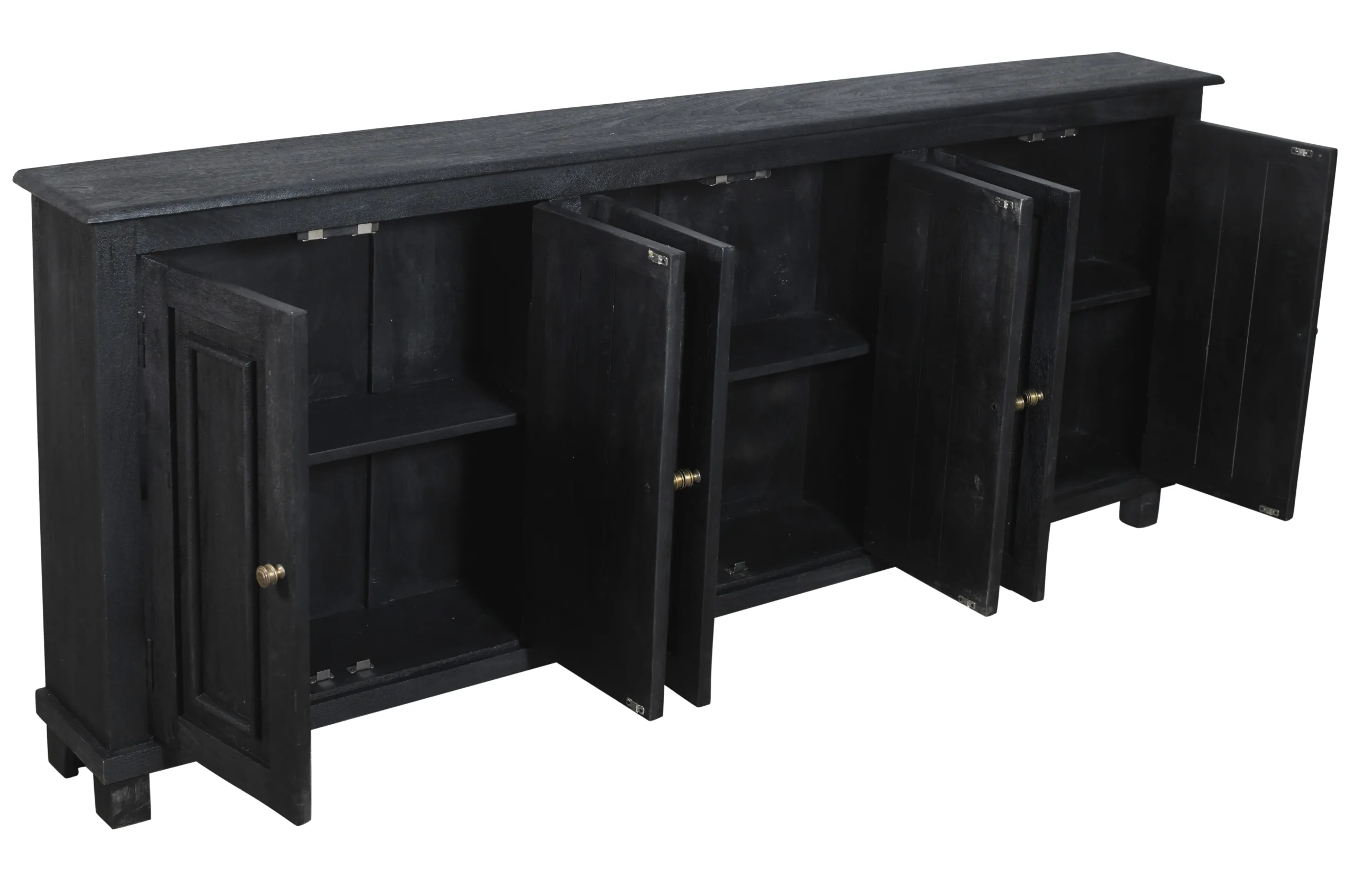 Jensen 6-Door Sideboard - Charcoal Gray - Image 5