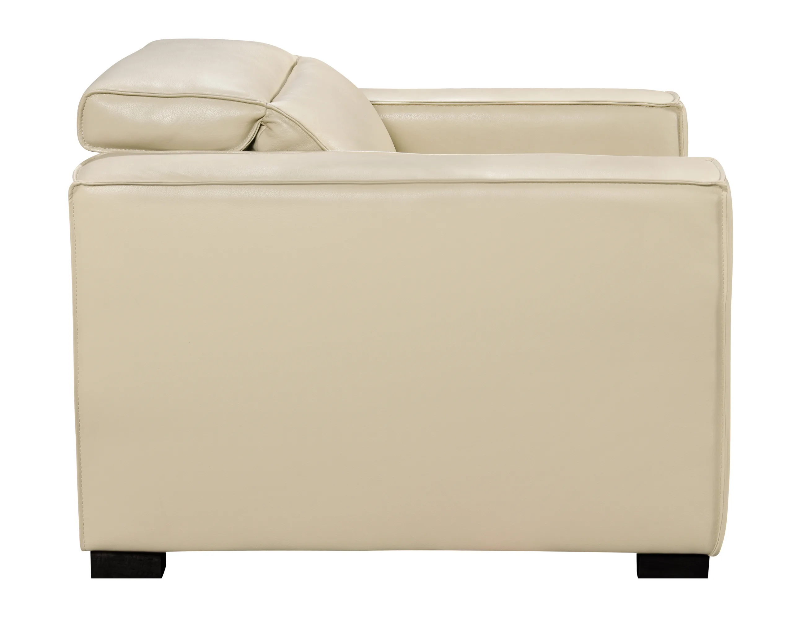 Lincolnshire Reclining Lounge Chair - Beige with Black Legs - Image 5