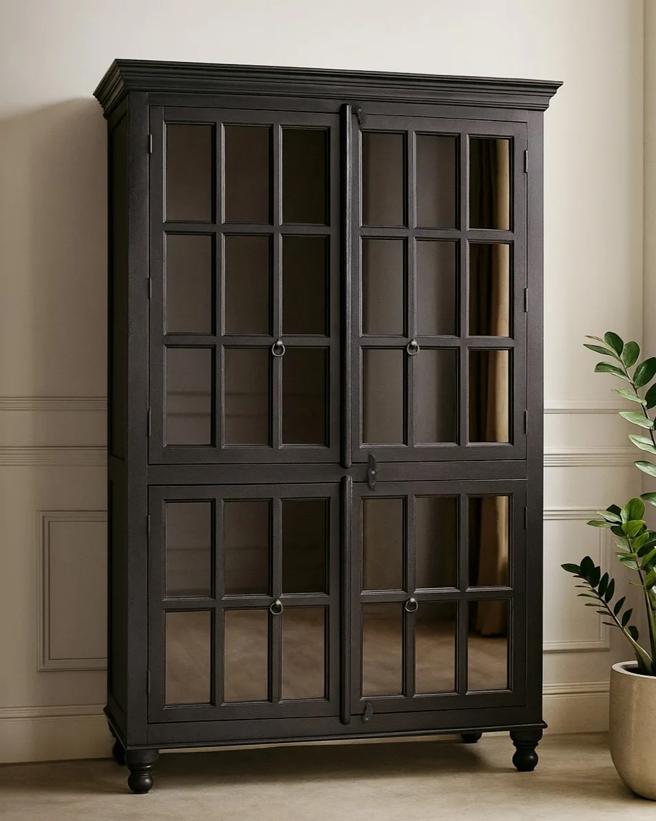 Michigan Glass Cabinet - Dark - Image 2