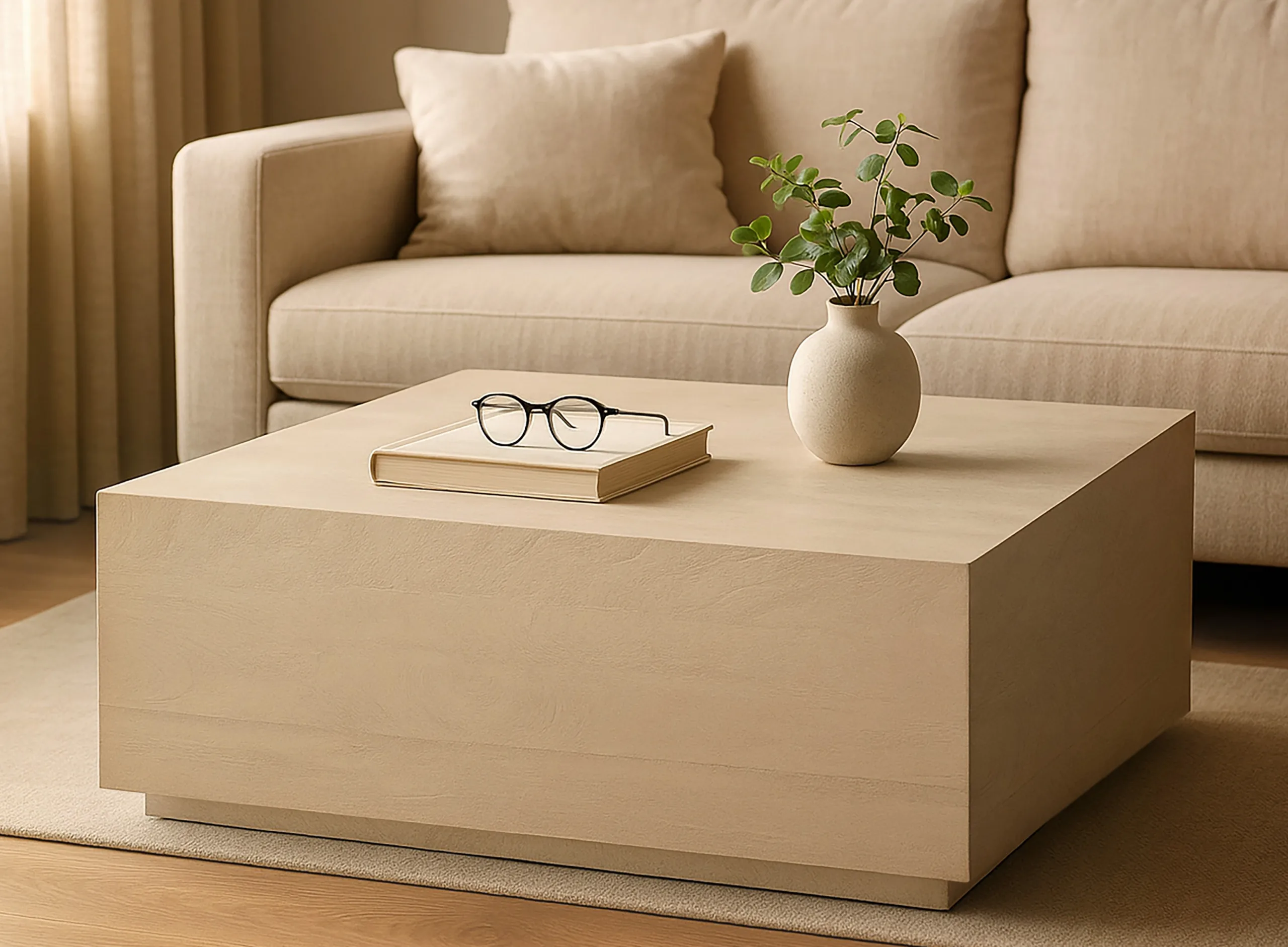 Sedona 72" Cocktail Table - Stone Natural - Image 2