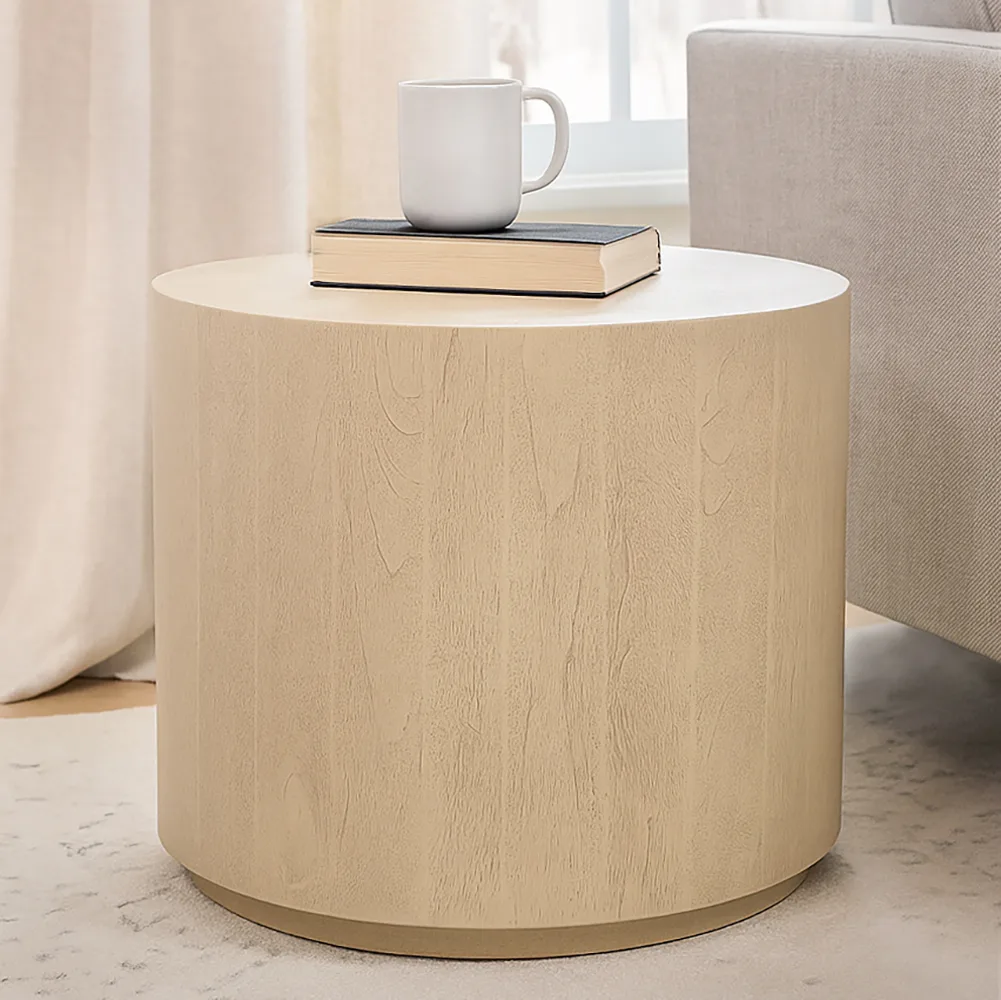 Sedona 18" Round Side Table - Stone Natural - Image 2