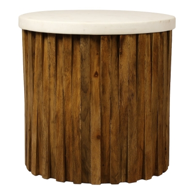 Allure Accent Table - White Marble