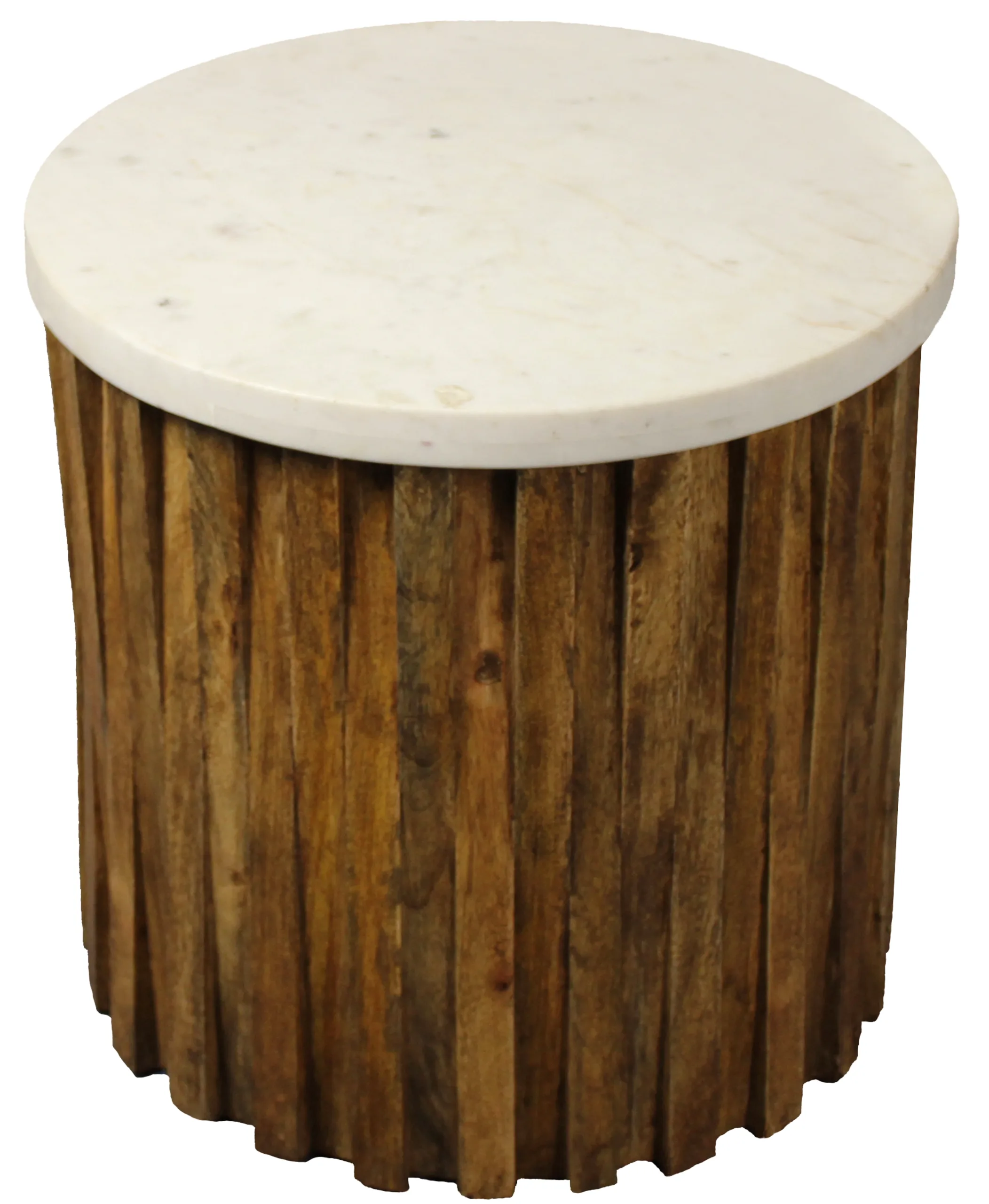 Allure Accent Table - White Marble - Image 2