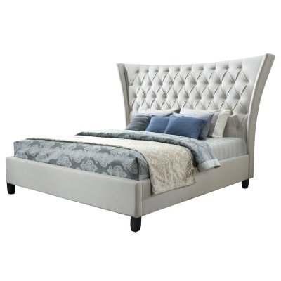 Alexandria Bed - Limestone Beige