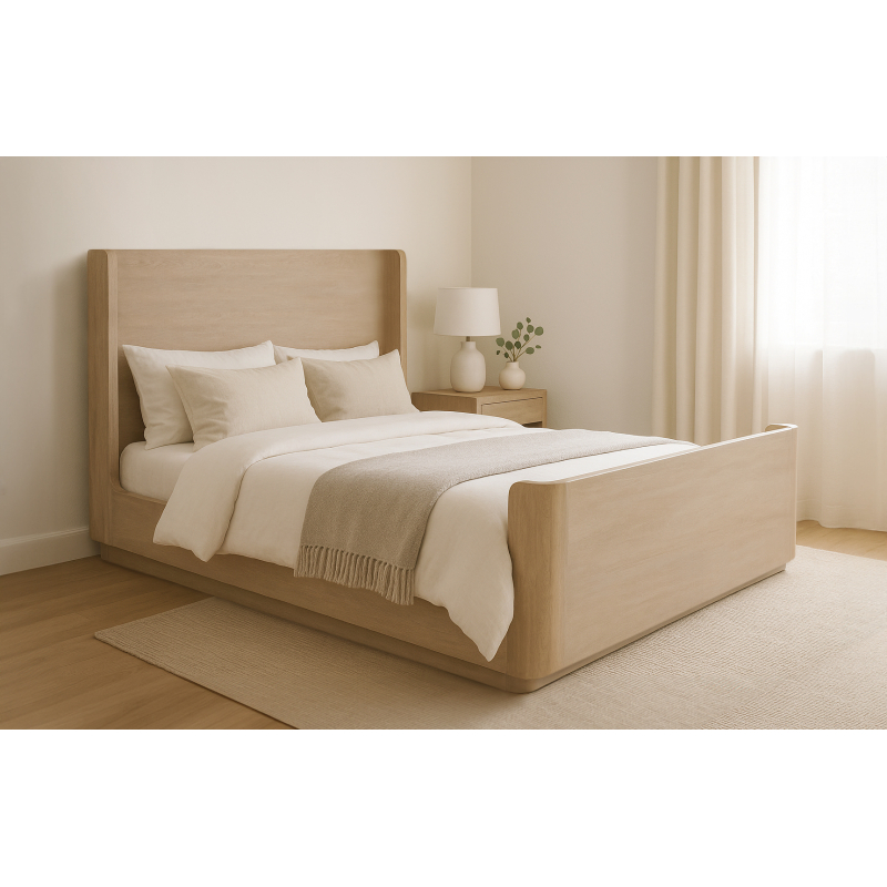 Archibald Queen Bed - Light Ash - Image 2