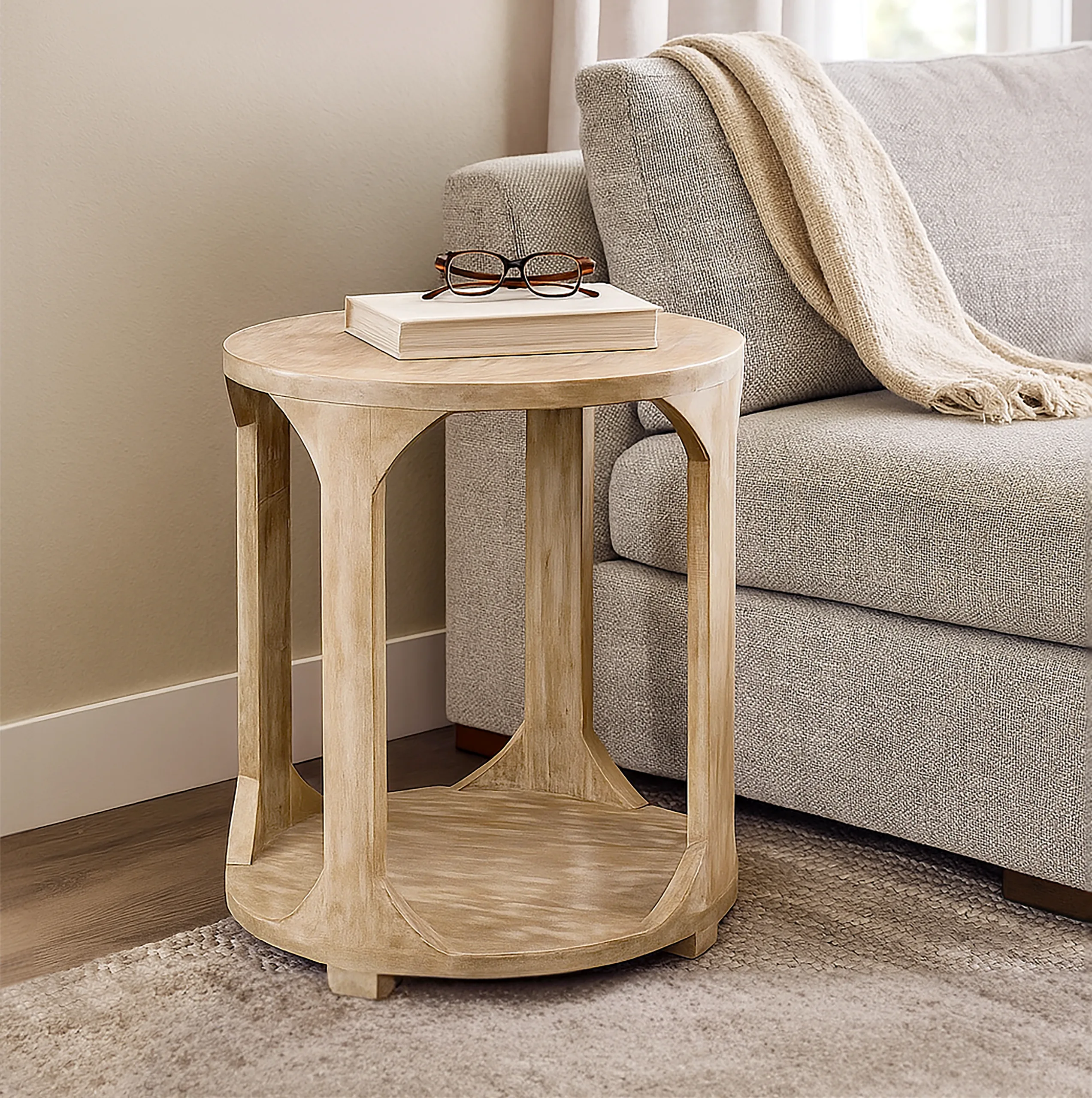 Jensen Round End Table - Image 2