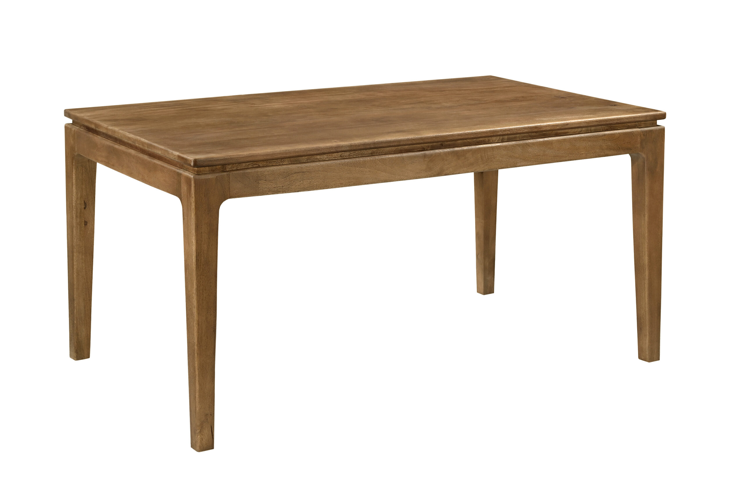 Claudette Small Rectangular Dining Table - Spice Tan