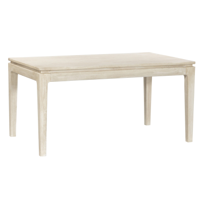 Claudette Small Rectangular Dining Table - Stone Natural