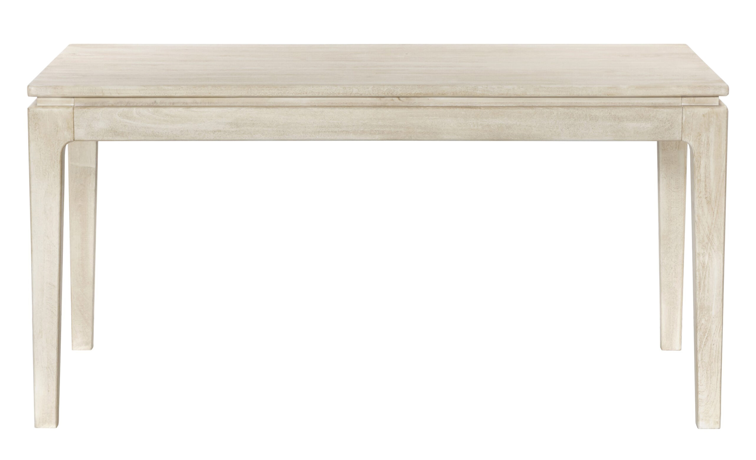 Claudette Small Rectangular Dining Table - Stone Natural - Image 2