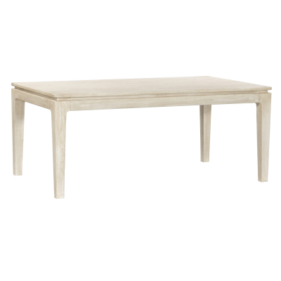 Claudette Large Rectangular Dining Table - Stone Natural